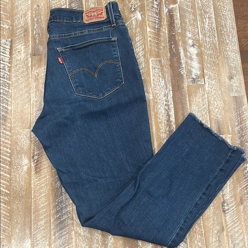 Levi’s high rise straight fit jeans